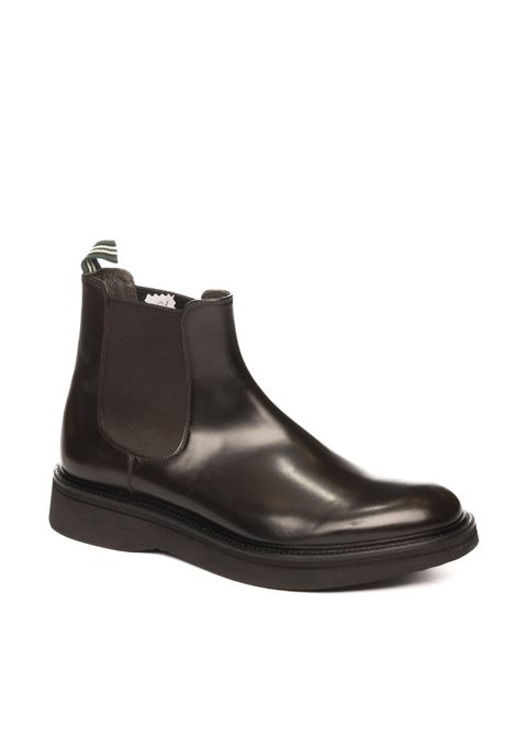 beatles in dark leather GREEN GEORGE | 5079POLISHED-T.MORO